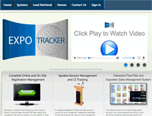 Tablet Screenshot of expotracker.net